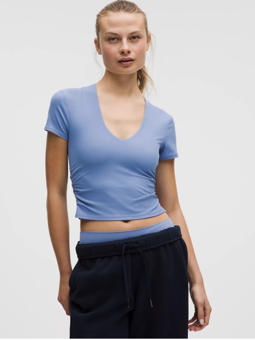 Lululemon All It Takes Ribbed Nulu V-Neck T-Shirt 12